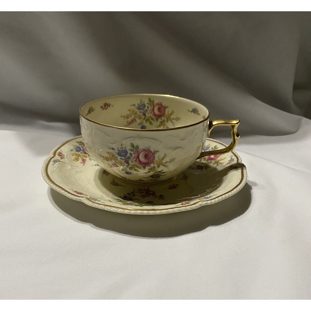 Rosenthal Continental Marianne Flat Cup & Saucer  EXCELLENT!!! Set Of Four